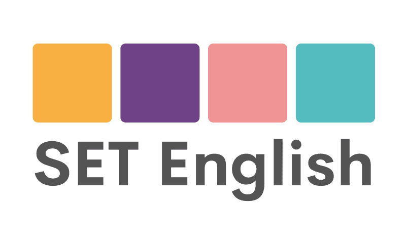 SET English logo